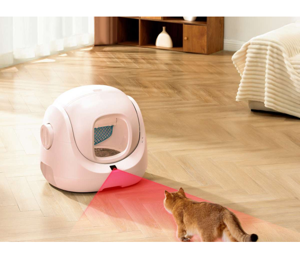 Catlink Baymax samoczyszcząca kuweta dla kota (różowa) - 1583504 - zdjęcie 5
